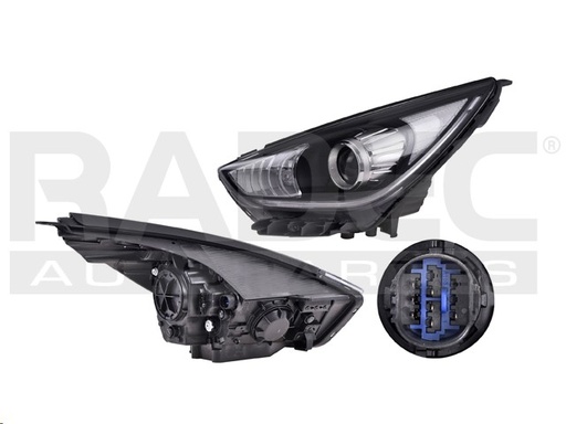[019-3509-01] FARO KI NIRO 17-19 ELECTRICO S/MOTOR C/LEDS P/FOCO HALOGENO S/FOCO DEPO IZQ