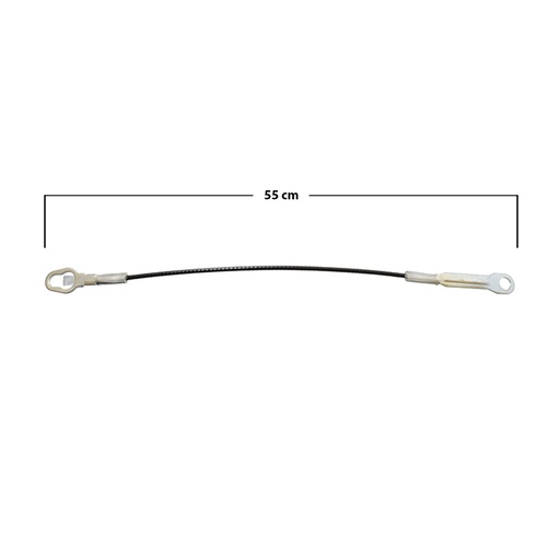 [184-104962] CABLES DE TAPA VW AMAROK 11-19  JUEGO 2 PIEZAS 55 CM HUSHAN Derecho/Izquierdo   