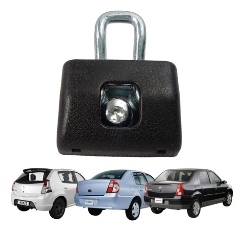 [184-106358] CHAPA DE CAJUELA NS PLATINA 02-10/APRIO 07-10  RN SANDERO 07-15  METAL CONTRA CHAPA MANIJAUTO    