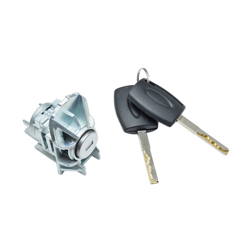 [184-70534] CILINDRO PARA PUERTA FD FIESTA 11-19/ECOSPORT 13-17/RANGER 13-22  CON LLAVE 1 PIEZA METAL MANIJAUTO Izquierdo Delantera  