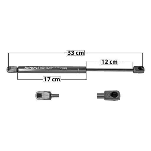[004-1214-08] AMORTIGUADOR COFRE FD EXPLORER  MR MOUNTAINEER  FD EXPLORER SPORT TRAC 06-10  33 17 12 ENTRADA TIPO 18 ENTRADA 2 TIPO 9 300 67.44 30.59 240 53.95 24.47 SPART 8750 Derecho/Izquierdo   