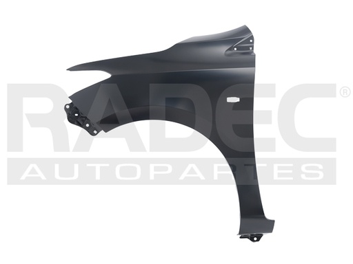 [202-3018-07] SALPICADERA TY YARIS 17 C/HOYO P/CUARTO CORE L4 4 CILINDROS 1.5L 4 PUERTAS IZQ