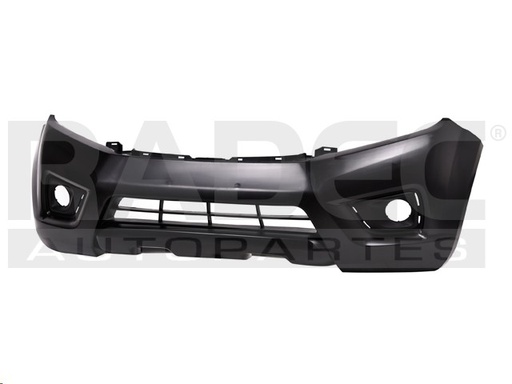 [203-2307-06] FASCIA DELANTERA NS FRONTIER 16-20 C/HOYO P/FARO NEGRA LISA