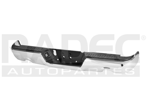 [206-0916-15] DEFENSA TRASERA DG RAM 09-18 CROMADA C/HOYO P/SENSOR P/2 ESCAPES