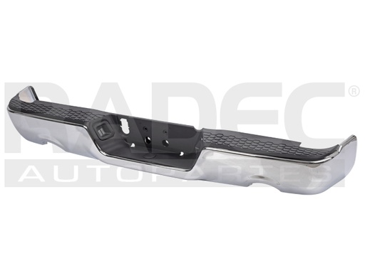 [206-0916-16] DEFENSA TRASERA DG RAM 09-18 CROMADA S/HOYO P/SENSOR P/2 ESCAPES