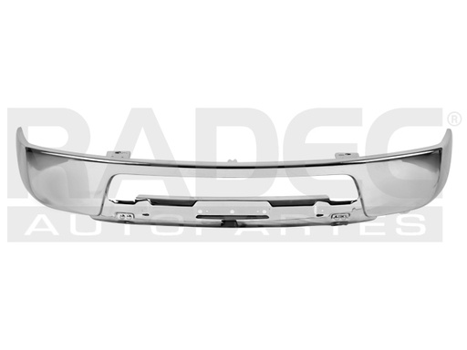 [206-2307-01] DEFENSA DELANTERA NS FRONTIER 05-15 S/HOYO P/FARO CROMADO PREMIUM/LUXURY/NISMO OFF-ROAD/PRO-4X/DESERT RUNNER L4/V6 4/6 CILINDROS 2.4/2.5/4.0L 2/4 PUERTAS (U.T.P)
