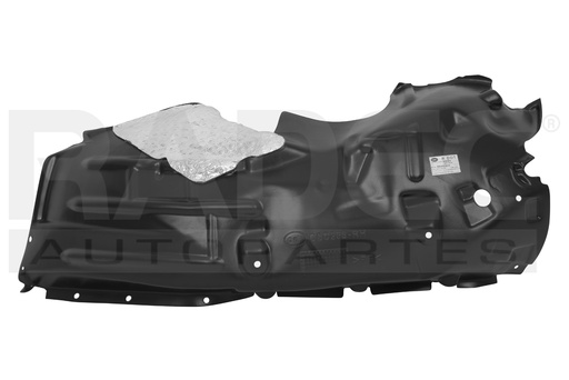 [216-1609-14] TOLVA SALPICADERA DELANTERA JP WRANGLER 18-23 LINEA NUEVA LINEA NUEVA SPORT/SPORT S/WILLYS UNLIMITED SAHARA/UNLIMITED SAHARA NIGHT EAGLE L4/V6 4/6 CILINDROS 2.0/3.6L 3/5 PUERTAS DE