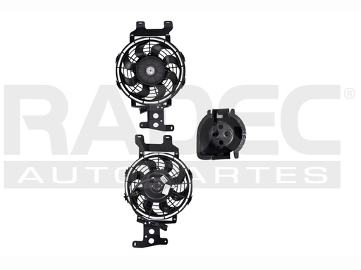 [218-1214-00] MOTOVENTILADOR FD EXPLORER 02-10 V6 4.0/V8 4.6 LTS P/RAD SENCILLO COMPLETO 2 TERMINALES KS