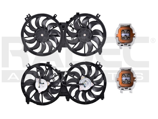 [218-2310-03] MOTOVENTILADOR NS MAXIMA 09-15 V6 3.5 LTS DOBLE COMPLETO 4 Y 4 PINES TY