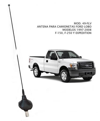 [ANTR001] ANTENA FD LOBO F-150 97-03 / F-250 04-09