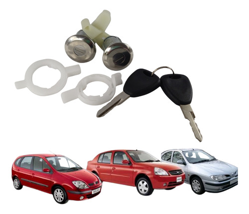 [CILP5214-04] CILINDROS PUERTAS RN MEGANE /SCENIC 02-08/ CLIO 02-09/ PLATINA 01-09 (JGO)