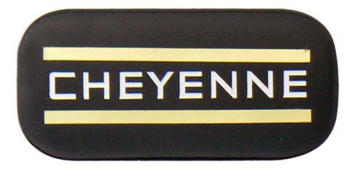 [EMB-0826-10] EMBLEMA LETRERO CV CHEYENNE OVALAD ENCAP JG