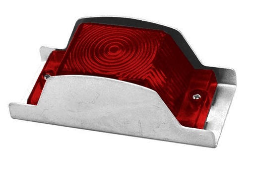 [009-P036-R] PLAFON PIRAMIDE 2.2X5.3" ROJO