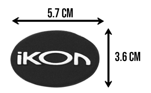 [EMB-1185-01] EMBLEMA LETRERO FD IKON 02-04 CROMO