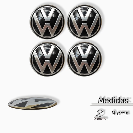 [EMBL85002G] EMBLEMA CENTRO RIN VW GRANDE SIN PATAS