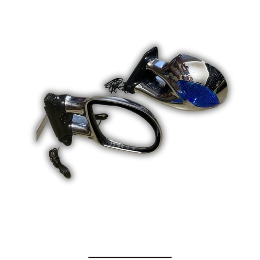 [ES06607] ESPEJO BRAZO (2) CR  CON LUZ AZUL BRONX 