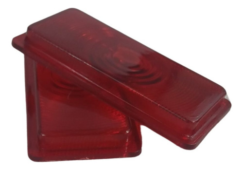 [010-031-R] PLAFON MICA 5X10.5CM CARROCERÍA IMSA ROJO 2 PIEZAS