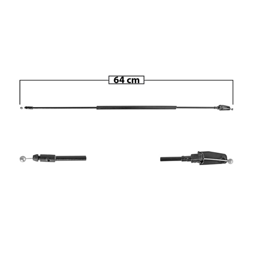 [107712] CHICOTE DE COFRE VW JETTA BICENTENARIO 11-18  64CM PARTE FRONTAL SIN MANIJA    