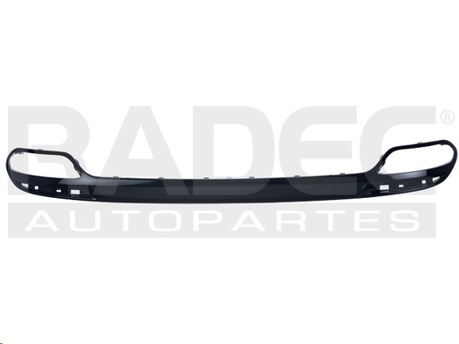 [011-1221-11] MOLDURA FASCIA TRASERA FD FUSION 13-16 NEGRA BRILLANTE C/2 HOYOS P/ESCAPE