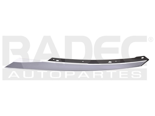 [011-1302-15] MOLDURA PARRILLA HD CIVIC 16-18 CROMADA DX/EX/EX-L/EX-T/LX/LX-P/SE/SI/TOURING L4 4 CILINDROS 1.5/2.0L 2/4 PUERTAS  IZQ