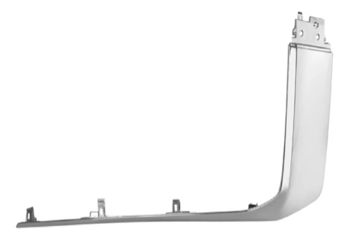 [011-2204-01] MOLDURA FASCIA DELANTERA MT L200 20-23 CROMADA L4 4 CILINDROS 2.4L 2/4 PUERTAS SUPERIOR IZQ