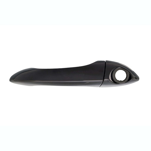 [012-0313-07] MANIJA EXTERIOR BW X5 00-06  CON HOYO PARA LLAVE LISA PARA PINTAR NEGRA PLASTICO HUSHAN Izquierdo Delantera  