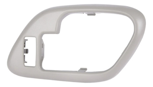 [012-0615-72] MANIJA INTERIOR CV CHEYENNE/CUSTOM 95-98/SUBURBAN 95-99/SILVERADO 95-98/TAHOE 95-99  GM SIERRA/YUKON 95-98  CD ESCALADE ESV 95-00  CV PICK UP 95-98  BISEL CON HOYO GRIS PLASTICO HUSHAN Derecho Delantera/Trasera  