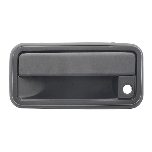 [012-0615-85] MANIJA EXTERIOR CV CHEYENNE/CUSTOM 95-98/SUBURBAN 95-99/SILVERADO 95-98/TAHOE 95-99  GM SIERRA/YUKON  CV PICK UP 95-98  CON HOYO PARA LLAVE CORRUGADA NEGRA ZINC CON PLASTICO HUSHAN Izquierdo Delantera  