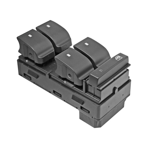 [222-0615-00] CONTROL ELECTRICO CV CHEYENNE 07-13/HHR 09-11/SILVERADO 07-13/TRAVERSE 09-16  GM ACADIA/SIERRA 07-13  DE ELEVADOR 14 PINS 5 TECLAS NEGRO 12VCC MANIJAUTO    