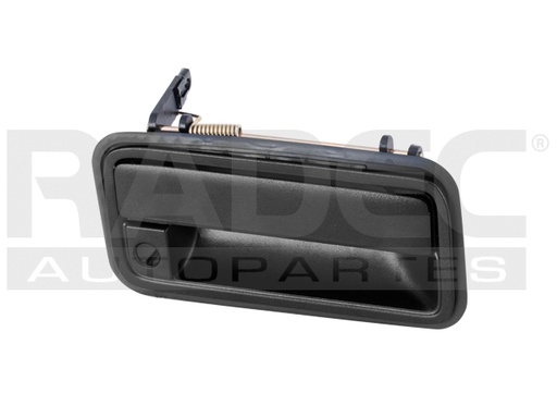 [012-0644-00] MANIJA EXTERIOR CV SUBURBAN/BLAZER (C10)/TAHOE  GM YUKON 95-99  CON HOYO PARA LLAVE 5TA PUERTA PUERTA DOBLE CORRUGADA NEGRO ZINC HUSHAN    
