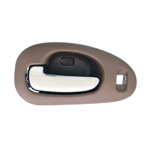 [012-0720-21] MANIJA INTERIOR CR 300M 99-04/CONCORDE 98-04  CON HOYO PARA SEGURO BEIGE/CROMADA PLASTICO HUSHAN Izquierdo Delantera  