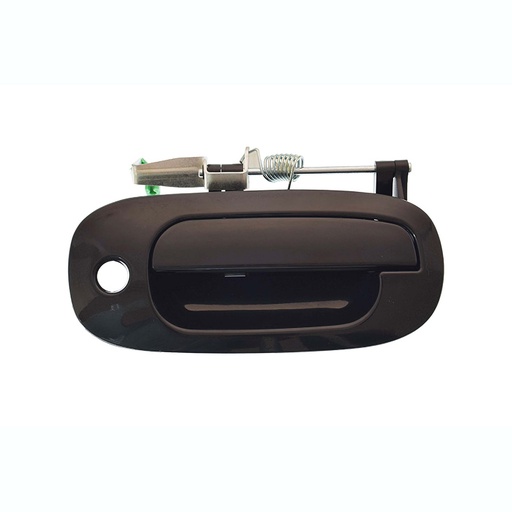 [012-0907-28] MANIJA EXTERIOR DG DAKOTA 00-01/DURANGO 98-01  CON HOYO PARA LLAVE LISA PARA PINTAR NEGRA PLASTICO HUSHAN Derecho Delantera  