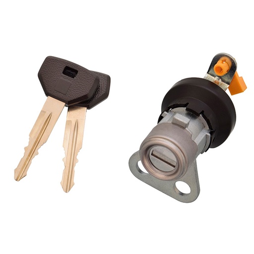 [002-0910-01] CILINDRO PARA PUERTA DG H100 06-10  CON LLAVE 1 PIEZA METAL CROMADO HUSHAN Izquierdo Delantera  