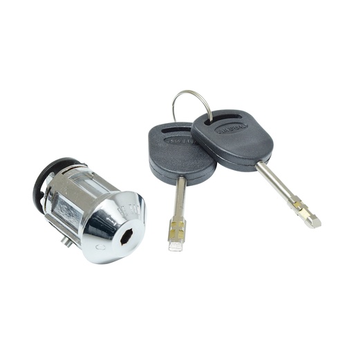 [223-1205-00] CILINDRO DE ENCENDIDO FD COURIER 01-12/FIESTA 97-02/IKON 01-07/KA 01-08  SIN CHIP 1 PIEZA METAL CROMO 12VCC    