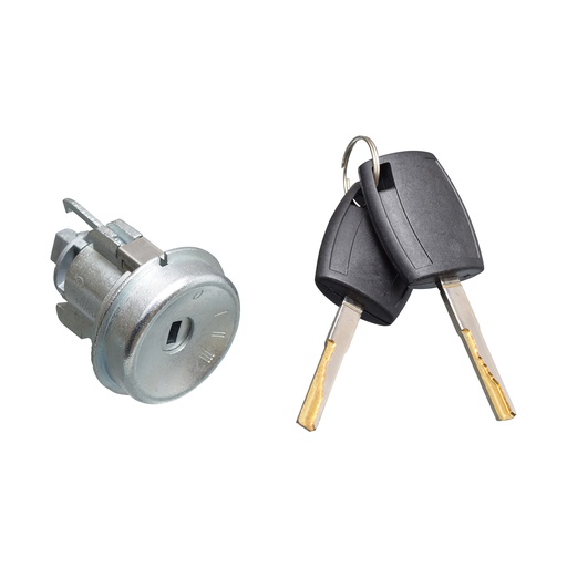 [223-1217-02] CILINDRO DE ENCENDIDO FD FIESTA 11-19/ECOSPORT 13-17  METAL CROMO 12VCC MANIJAUTO    