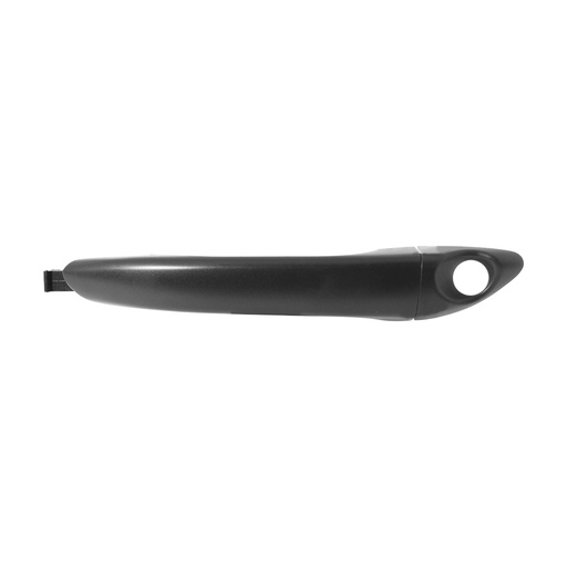 [012-3408-01] MANIJA EXTERIOR HY GRAND I10 15-20  CON HOYO PARA LLAVE CORRUGADA NEGRA PLASTICO HUSHAN Izquierdo Delantera  
