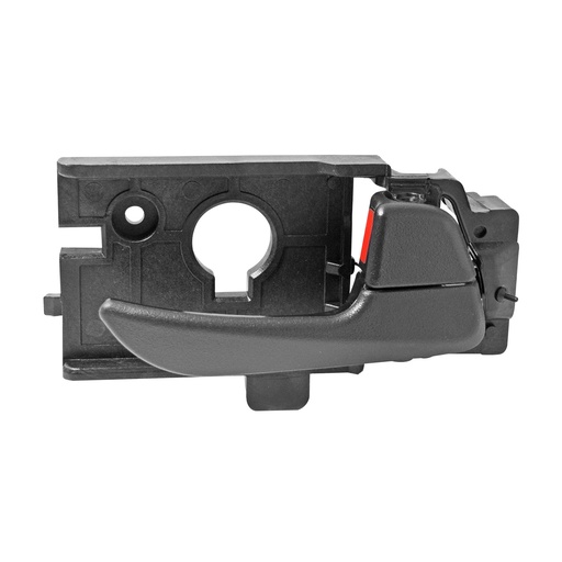 [012-3408-06] MANIJA INTERIOR HY GRAND I10 15-20  CORRUGADA NEGRA PLASTICO HUSHAN Derecho Delantera  