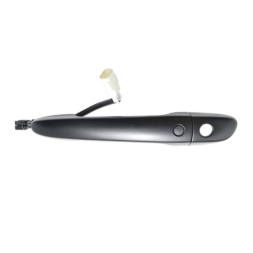 [012-1902-11] MANIJA EXTERIOR MZ 2 12-18/3 10-16/6 09-16/CX-5 14-16  CON HOYO PARA LLAVE CON SENSOR LISA NEGRA HUSHAN Izquierdo Delantera  