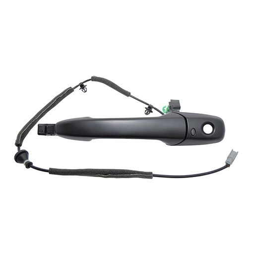 [012-1909-05] MANIJA EXTERIOR MZ CX-7 07-12/CX-9 07-15  CON HOYO PARA LLAVE CON SENSOR LISA NEGRA HUSHAN Izquierdo Delantera  