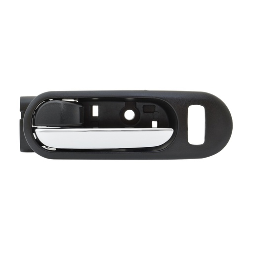 [012-1903-11] MANIJA INTERIOR MZ CX-7 07-12  CON HOYO PARA SEGURO NEGRA/CROMO PLASTICO HUSHAN Izquierdo Delantera  