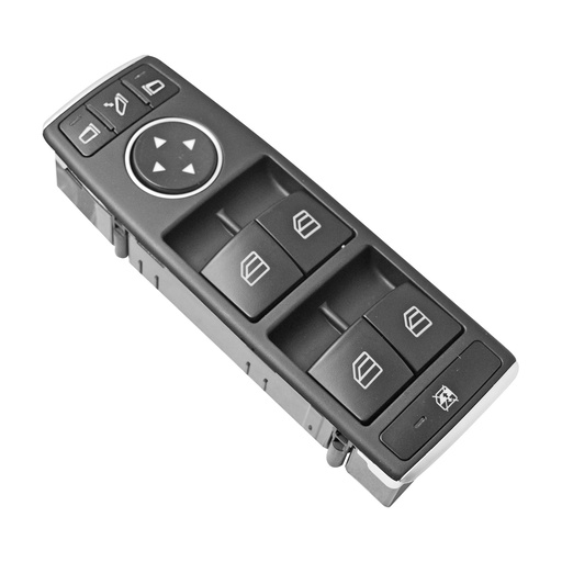 [70900] CONTROL ELECTRICO MC CLASE-C/CLASE-E 07-14  DE ELEVADOR 3 PINS 9 TECLAS NEGRO PARA ESPEJOS AUTOABATIBLES 12VCC MANIJAUTO    