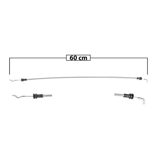 [107384] CHICOTE CERRADURA MC SPRINTER 12-18  60 CM GENERICA Derecho Delantera  