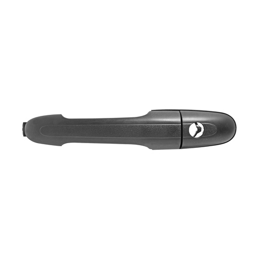 [012-2021-01] MANIJA EXTERIOR MC VITO/VIANO 04-14  CON HOYO PARA LLAVE CORRUGADA NEGRA PLASTICO HUSHAN Izquierdo Delantera  