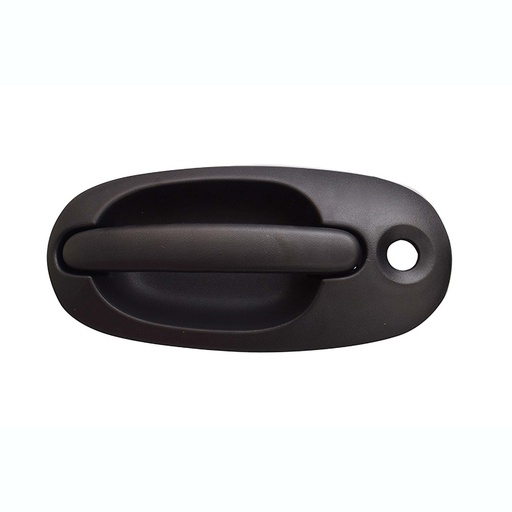 [012-0718-27] MANIJA EXTERIOR CR VOYAGER/TOWN & COUNTRY  DG CARAVAN 96-00  CON HOYO PARA LLAVE CORRUGADA NEGRA PLASTICO HUSHAN Izquierdo  Puerta corrediza 