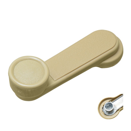[012-2305-49] MANIJA DE ELEVAR NS D21 86-08/D22 08-15/TSURU III 92-17/SENTRA 96-06/FRONTIER 98-15/NP300 07-15  ZINC BEIGE HUSHAN    