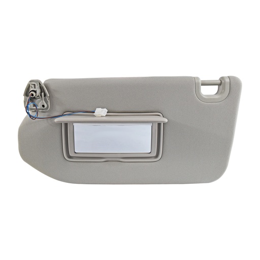 [107673] VISERA NS PATHFINDER 13-17  1 PIEZA CON ESPEJO CON LUZ BEIGE TELA TIPO ORIGINAL Izquierdo Delantera  