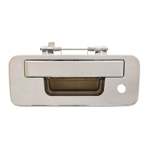 [012-2319-17] MANIJA DE TAPA NS TITAN 13-15  CON HOYO PARA LLAVE Y SIN HOYO PARA CAMARA CROMO PLASTICO HUSHAN    