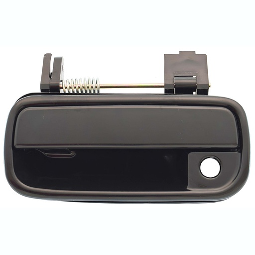 [012-3001-09] MANIJA EXTERIOR TY 4RUNNER 99-02  CON HOYO PARA LLAVE LISA NEGRA PLASTICO HUSHAN Izquierdo Delantera  