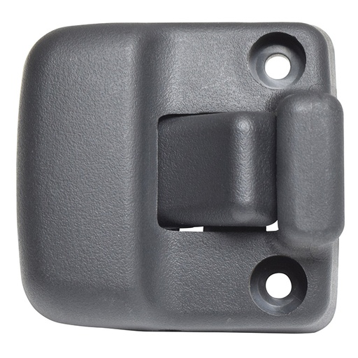 [312-3005-00] BROCHE VENTANILLA TY HIACE 06-19  1 PIEZA NEGRO CORRUGADA HUSHAN Derecho/Izquierdo  Puerta corrediza 