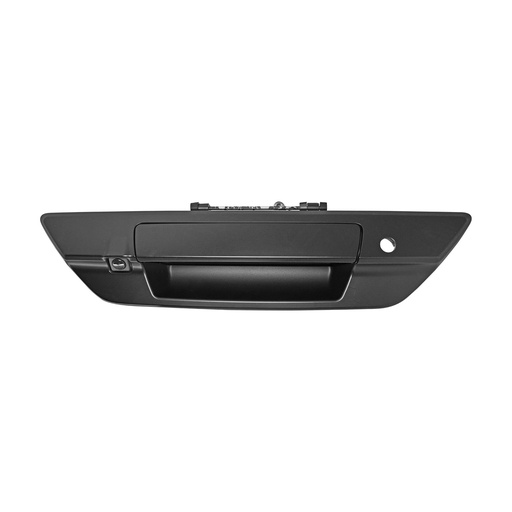 [012-3007-25] MANIJA DE TAPA TY HILUX SRV 16-20  CON HOYO PARA LLAVE CON CAMARA INTEGRADA C/CABLEADO P/ADAPTAR 8MTS LISA NEGRA PLASTICO HUSHAN    